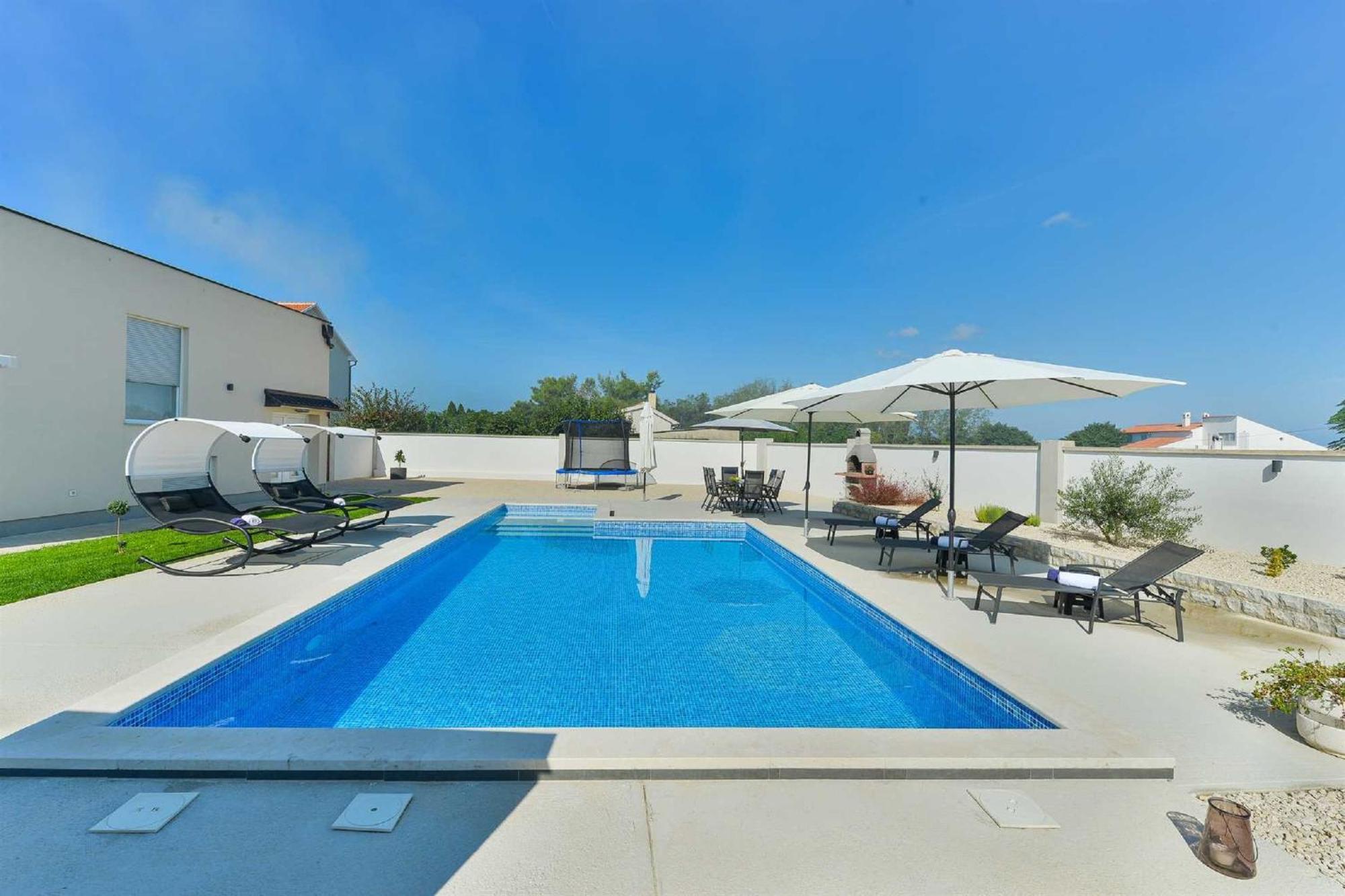 Villa Miranda With Pool Zaton  Exteriör bild